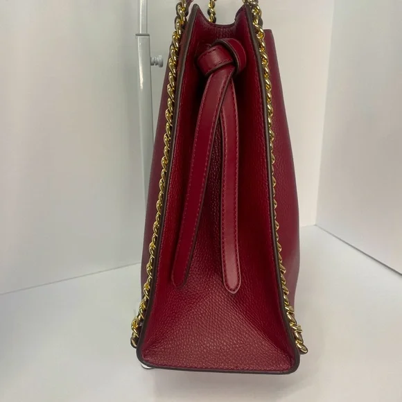 Michael Kors Mina Large Shoulder Bag with Gold Chain - Picture 4 of 10